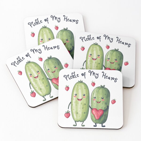 Item preview, Romantic Pickles Couple Pickle Of My Heart Love Story designed and sold by CosyTeal.