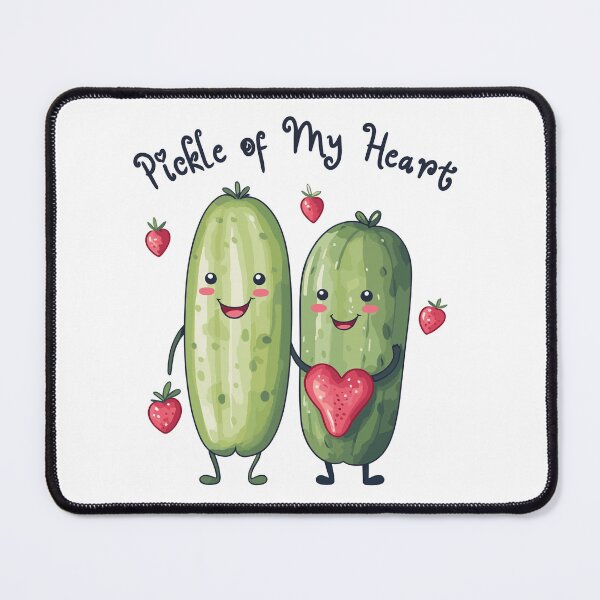 Item preview, Romantic Pickles Couple Pickle Of My Heart Love Story designed and sold by CosyTeal.