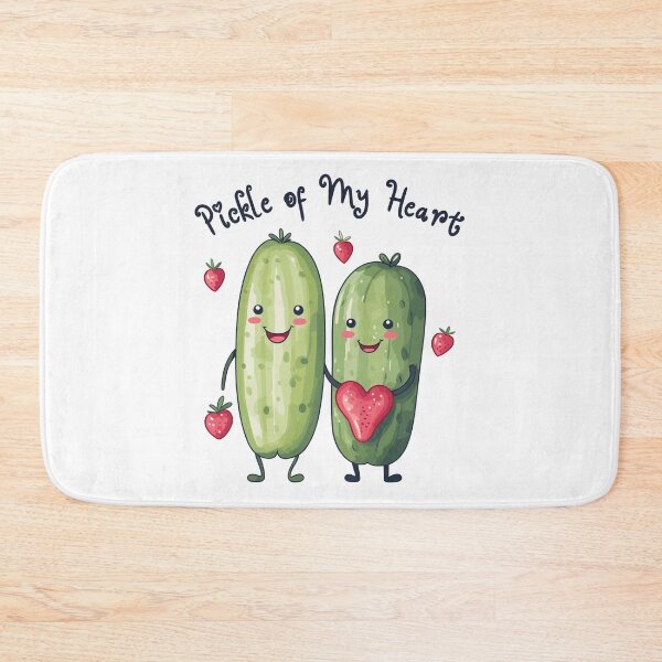 Item preview, Romantic Pickles Couple Pickle Of My Heart Love Story designed and sold by CosyTeal.