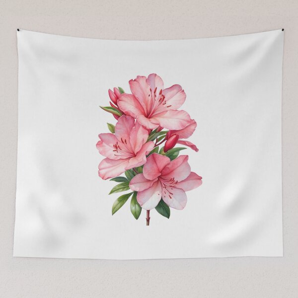 Item preview, Azalea flower watercolor painting.  designed and sold by Pram106.