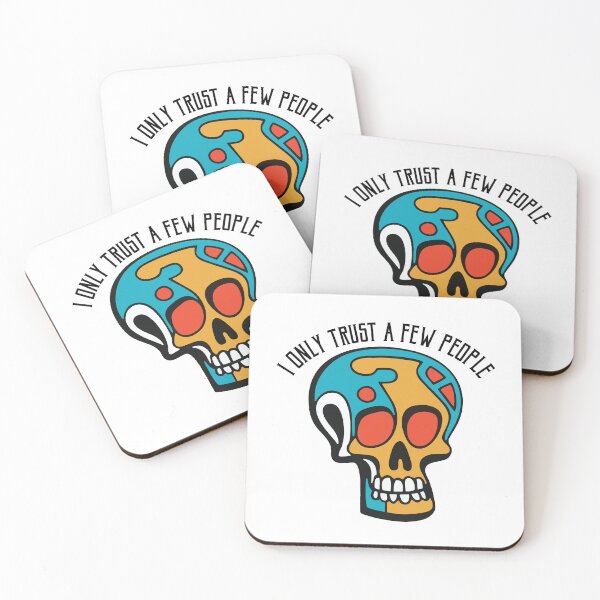Item preview, I only trust a Few People Skull Art! designed and sold by AbuBabaStickers.