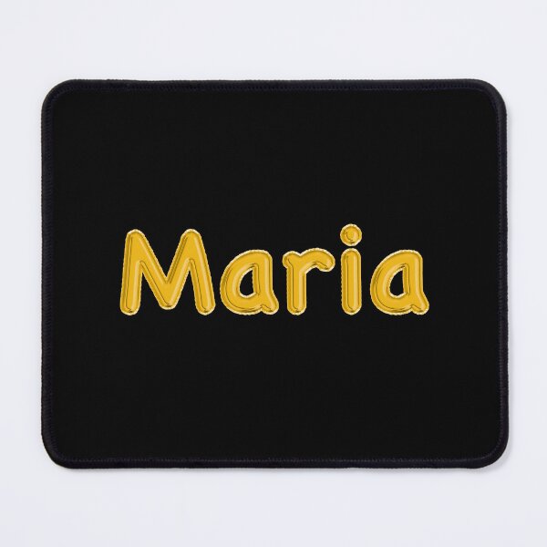 Item preview, Golden Balloon Maria Name Label (Black) designed and sold by NormadWorld.