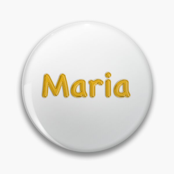 Item preview, Golden Balloon Maria Name Label designed and sold by NormadWorld.