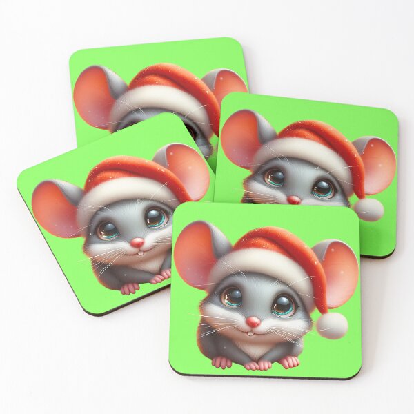 Item preview, Adorable Little Christmas Mouse  designed and sold by DigiDreamyArt.
