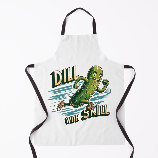 Item preview, Running Pickle Dill With Skill Retro designed and sold by CosyTeal.