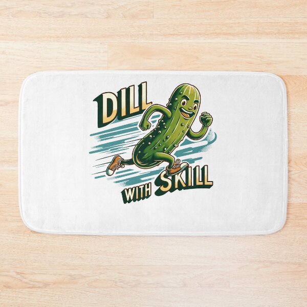 Item preview, Running Pickle Dill With Skill Retro designed and sold by CosyTeal.