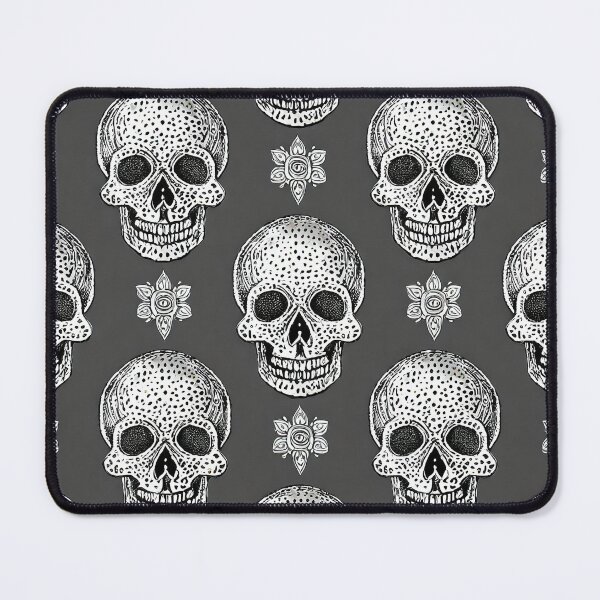 Item preview, Speckled Skull and Flowers Design Pattern designed and sold by ossiagraphics.