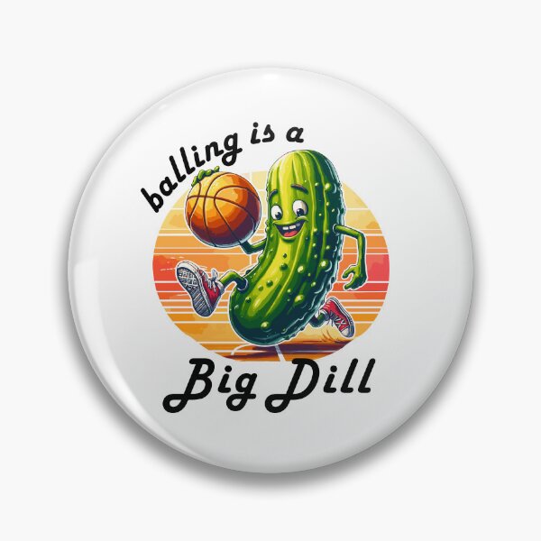 Item preview, Pickle Playing Basketball Balling Is A Big Dill designed and sold by CosyTeal.