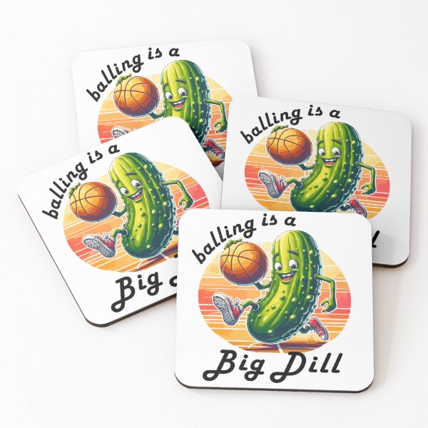 Item preview, Pickle Playing Basketball Balling Is A Big Dill designed and sold by CosyTeal.