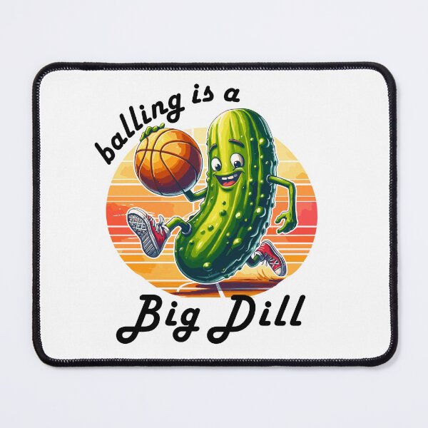 Item preview, Pickle Playing Basketball Balling Is A Big Dill designed and sold by CosyTeal.
