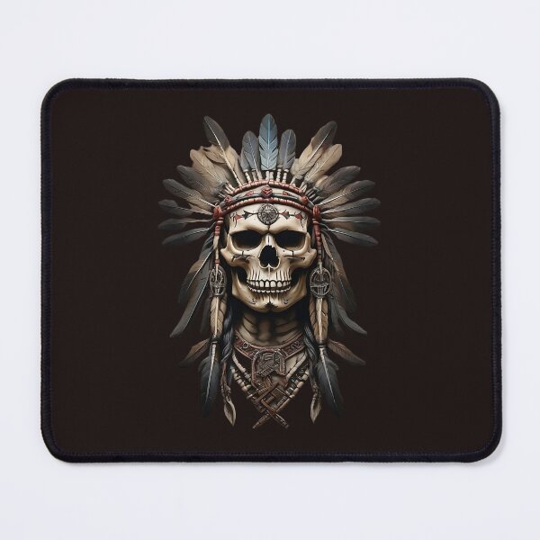 Item preview, American Indian beautiful skull designed and sold by Promarkets.