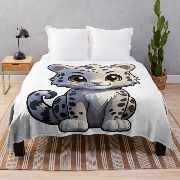 Item preview, Precious Snow Leopard Cub Digital Art designed and sold by SCG-designs.