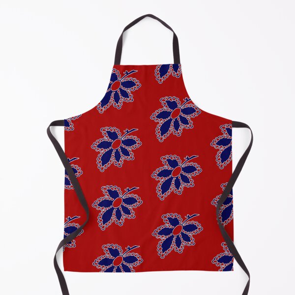 Item preview, Nayve and Red Hand Drawn Boho Floral Leaf designed and sold by LZenDesigns.