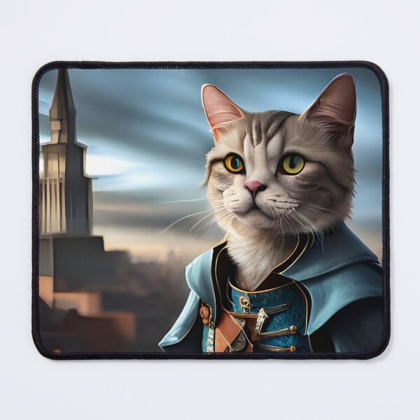 Item preview, A cat assassin in front of a city designed and sold by LordFalcon.