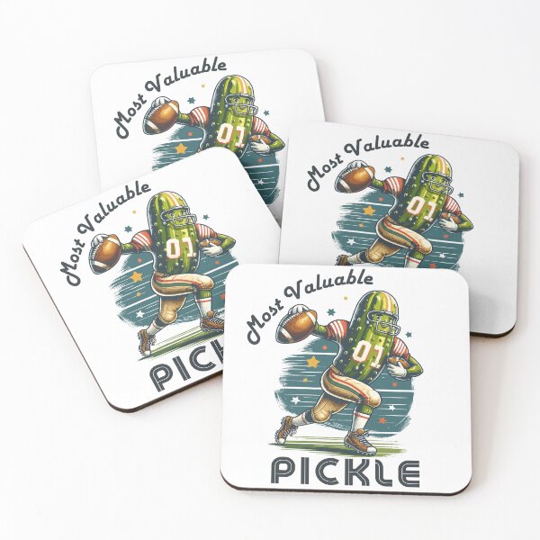 Item preview, Pickle Playing Football Mvp designed and sold by CosyTeal.