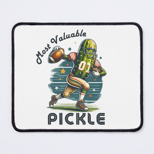 Item preview, Pickle Playing Football Mvp designed and sold by CosyTeal.