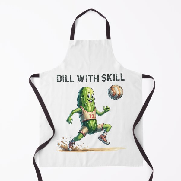 Item preview, Pickle Playing Volleyball Dill With Skill designed and sold by CosyTeal.