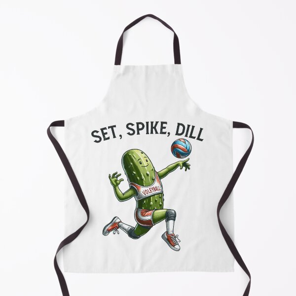 Item preview, Pickle Playing Volleyball Set Spike Dill designed and sold by CosyTeal.