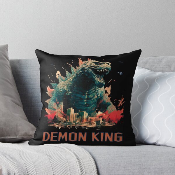 Item preview, El malévolo Rey Demonio desata el caos - Invasión urbana Lámina artística designed and sold by Blendfactor.