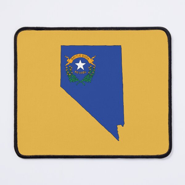 Item preview, Nevada state shape flag designed and sold by Rachael Taylor.