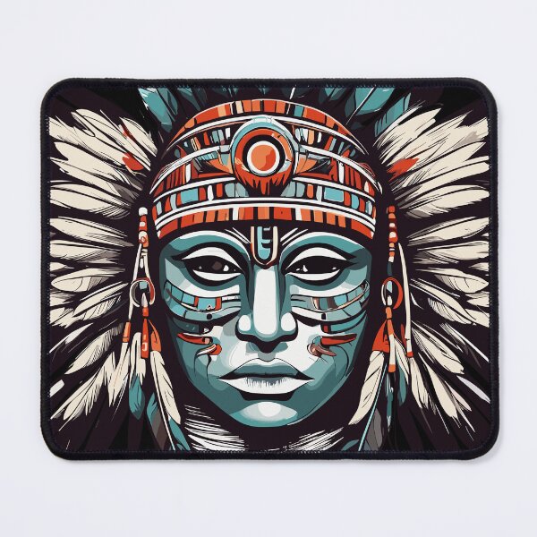 Item preview, Tribal Mask Illustration designed and sold by NordicBadger.