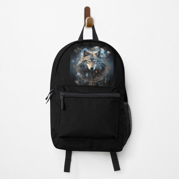 Item preview, Grey Wolf Spirit - Libra Star Sign designed and sold by Animaori.