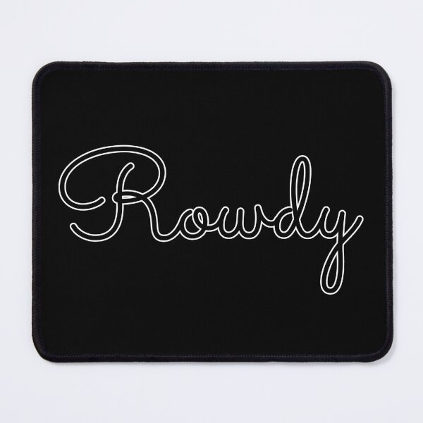 Item preview, Writing Rowdy Name Label (Black) designed and sold by NormadWorld.