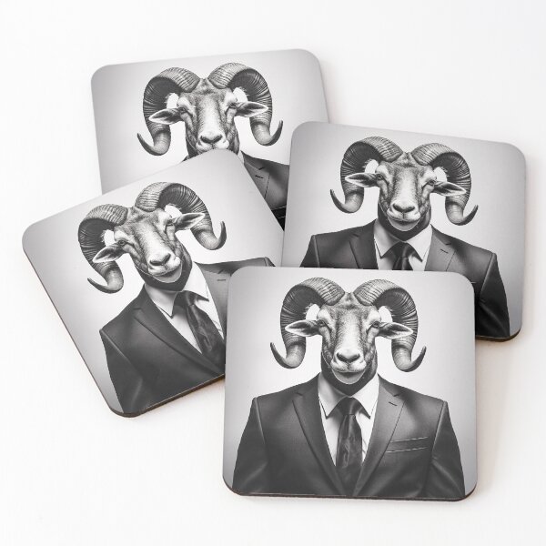 Item preview, Ram in Business Suit Art designed and sold by redstar19.
