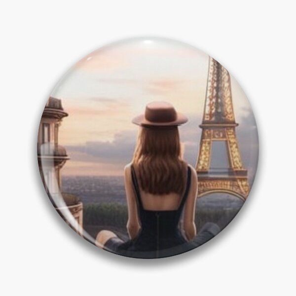Item preview, Emily en París con la Torre Eiffel designed and sold by JackFreestone.