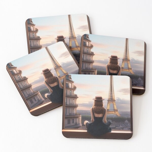 Item preview, Emily in Paris with Eiffel Tower designed and sold by JackFreestone.