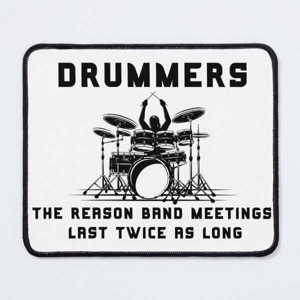 Item preview, Drummers Band Meetings quote - Drummer sarcastic funny design designed and sold by wholigans.