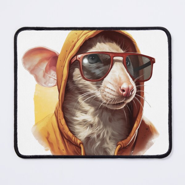 Item preview, Sunny style: cool rat with sunglasses designed and sold by coserkan.