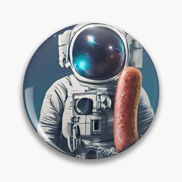 Item preview, sausage astronaut designed and sold by Frizzanteworld.