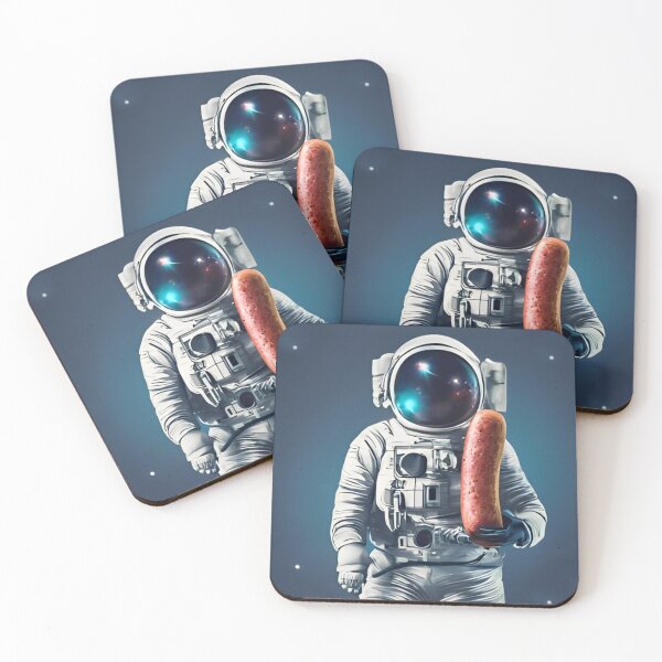Item preview, sausage astronaut designed and sold by Frizzanteworld.