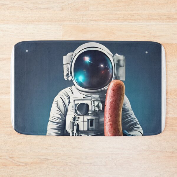 Item preview, sausage astronaut designed and sold by Frizzanteworld.