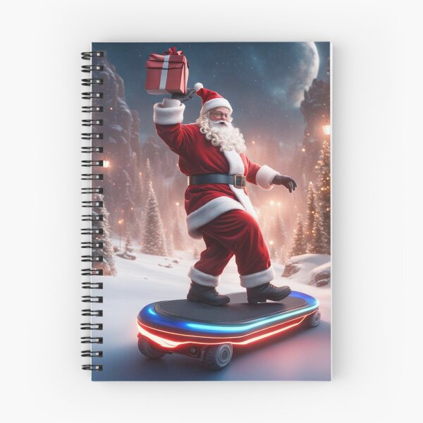 Item preview, Futuristic Santa: Hovering through the Holidays designed and sold by RealisticAi.