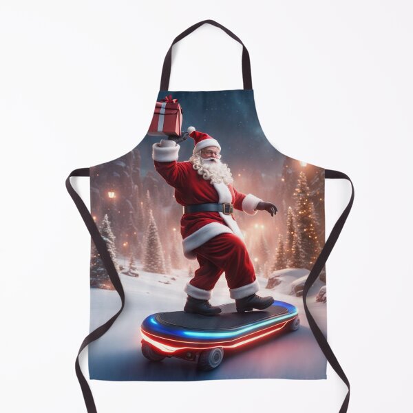 Item preview, Futuristic Santa: Hovering through the Holidays designed and sold by RealisticAi.