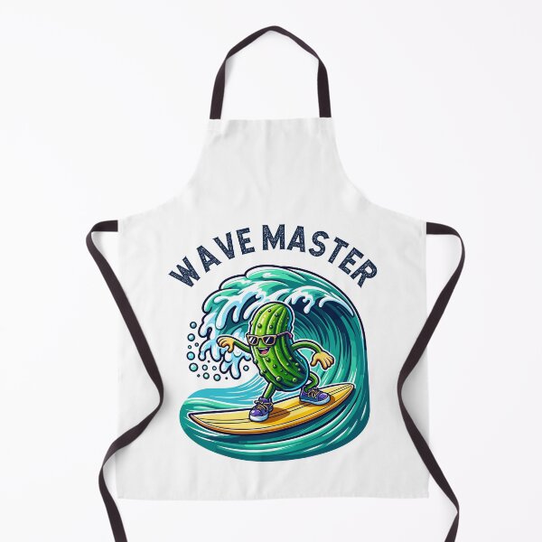Item preview, Pickle Surfing Wave Master Retro designed and sold by CosyTeal.