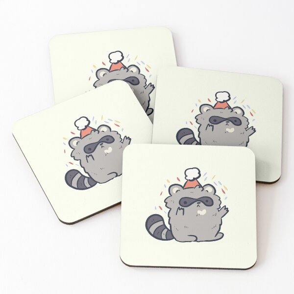 Item preview, Birthday Raccoon illustration  designed and sold by Mayarart.