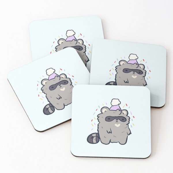 Item preview, Birthday Raccoon illustration  designed and sold by Mayarart.