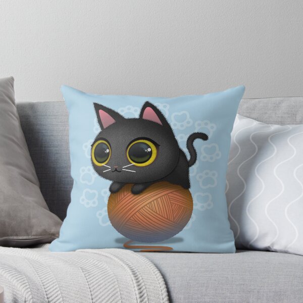 Item preview, black cat designed and sold by poopfox.