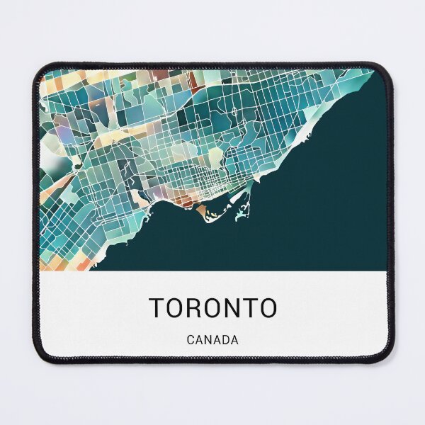 Item preview, Toronto Canada Named City Map - Lush Green designed and sold by StylishStacks.