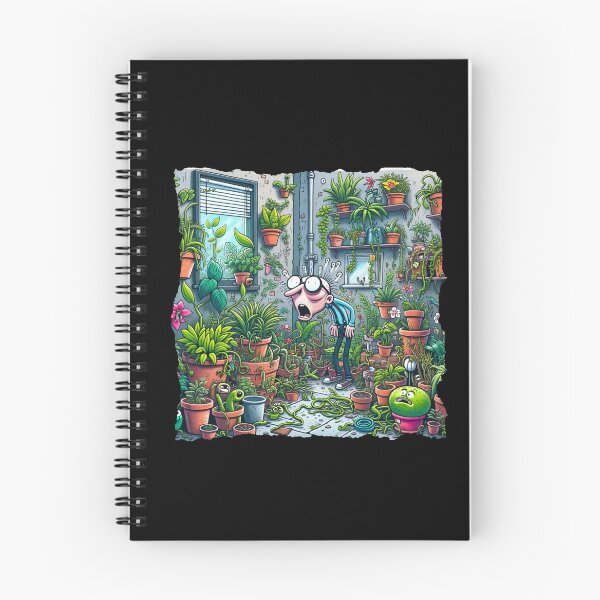 Item preview, Chaos in the Greenhouse: A Comical Plant Overgrowth Encounter designed and sold by ChromaticBlend.