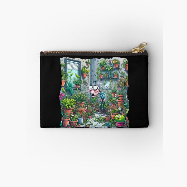 Item preview, Chaos in the Greenhouse: A Comical Plant Overgrowth Encounter designed and sold by ChromaticBlend.