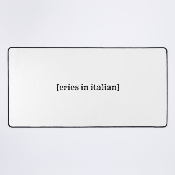 Item preview, Cries In Italian designed and sold by erion-store.