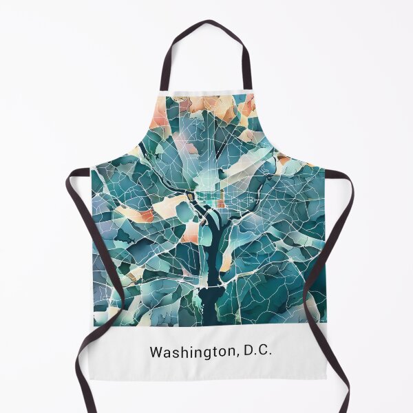 Item preview, Washington DC Named City Map - Lush Green designed and sold by StylishStacks.