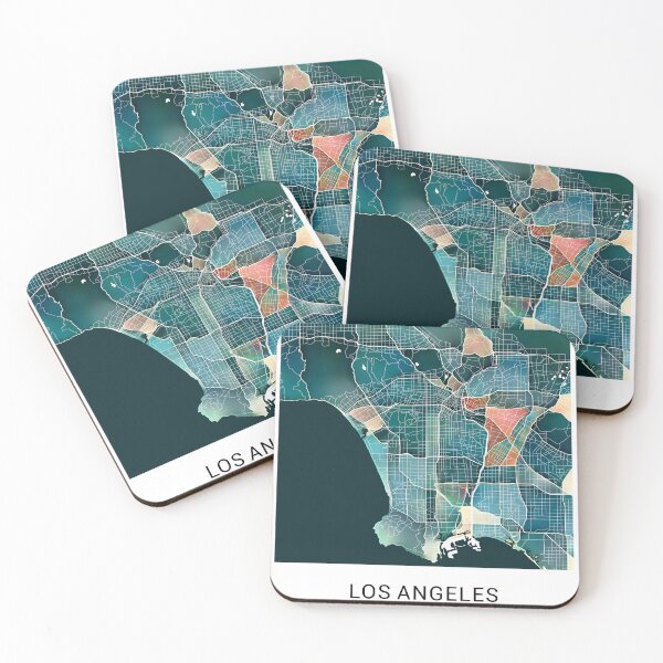 Item preview, Los Angeles California Named City Map - Lush Green designed and sold by StylishStacks.