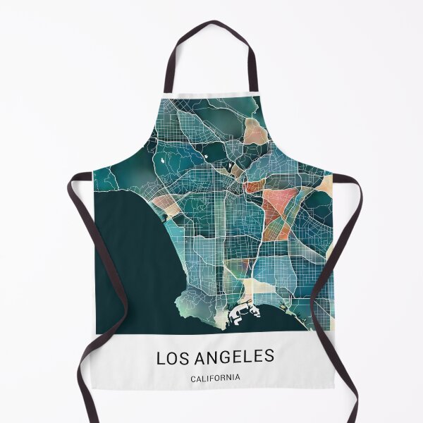 Item preview, Los Angeles California Named City Map - Lush Green designed and sold by StylishStacks.