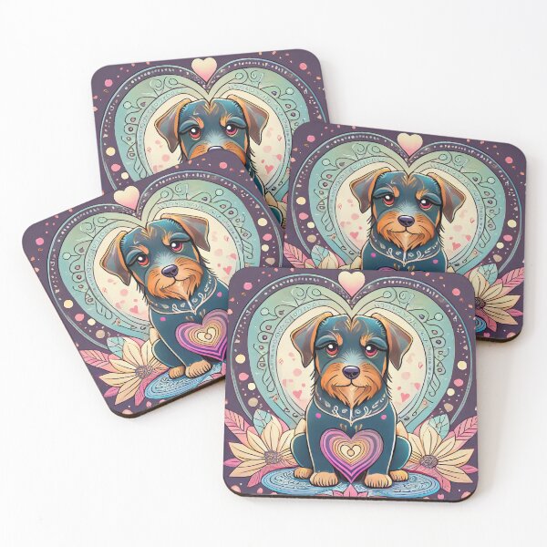 Item preview, Valentine's Day dog 5 designed and sold by Mandalahijo.