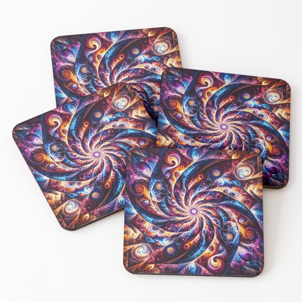 Item preview, "Galactic Whirl: Cosmic Kaleidoscope" designed and sold by APARTAI EU.